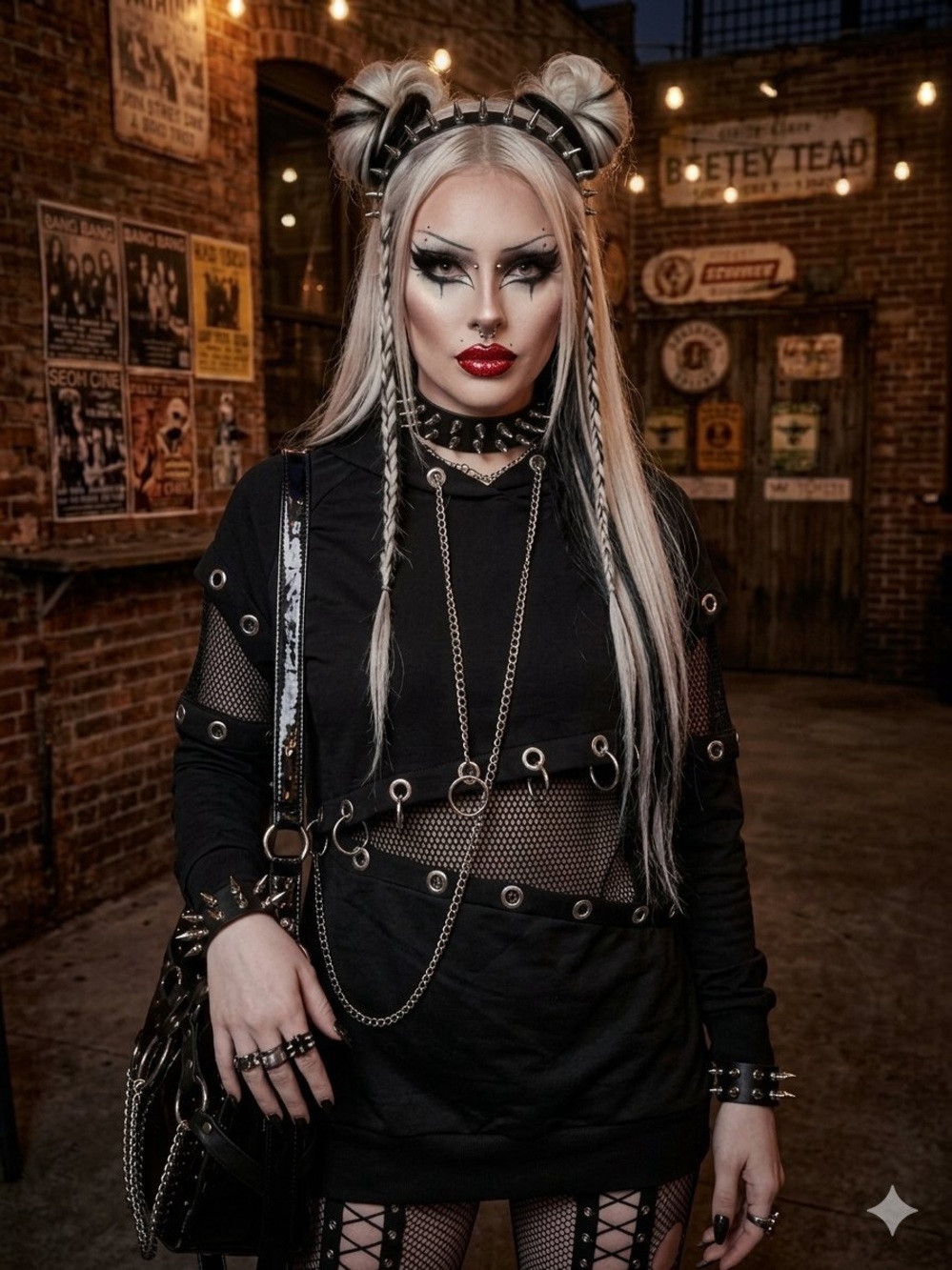 Radass Goth Restyle Hoodie - Picture 2 of 8